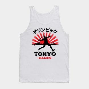 Javelin Thrower Tokyo Olympics Track N Field Athlete Tank Top